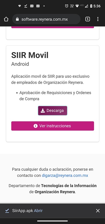 Notificacion de archivo descargado en Android